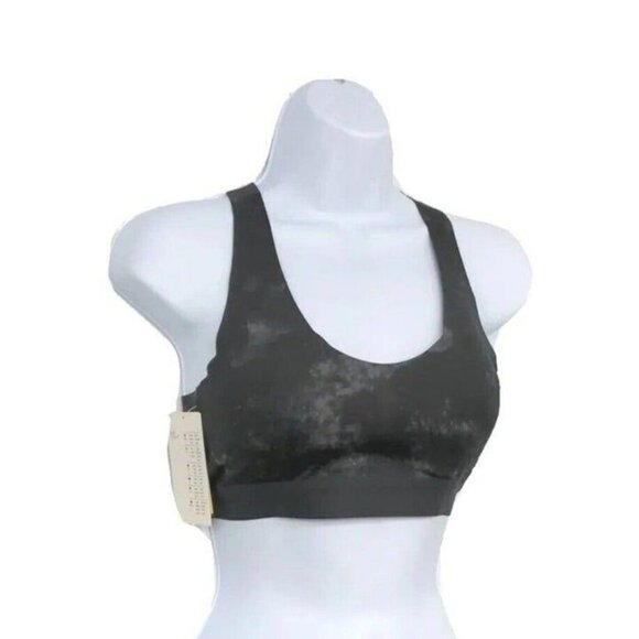 All in Motion Womens Sports Bra Strappy Back Bonded Med Support Black Small NEW - Picture 5 of 10